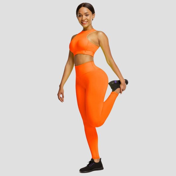 Two piece Sports Top and Legging Activewear Set - Picture 6 of 8